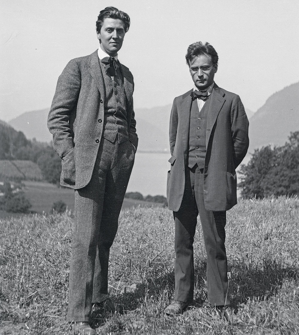 Alban Berg und Anton Webern