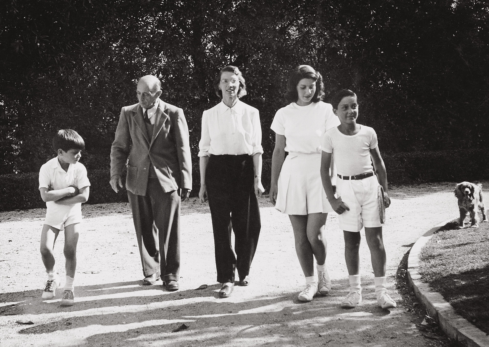 Familie Schönberg, Los Angeles, 1948